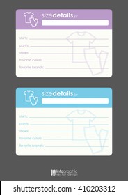 Info Graphic Background - Organizer - Size Details