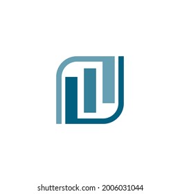 Info Graphic Business Finance Logo template vector icon design