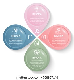 Info graphic business pattern design