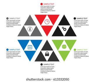 Info graphic business template, development progress, idea, 3d illustration