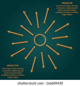 Info graphic business template vector illustration 