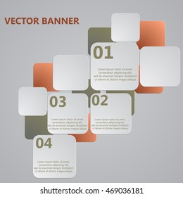 Info graphic business template vector illustration