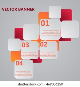 Info graphic business template vector illustration