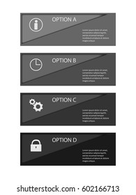 Info graphic business vector design template, business development progress, idea, 3d illustration