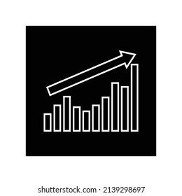 info graphic chart icon, business chart icon vector illustration.