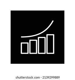 info graphic chart icon, business chart icon vector illustration.