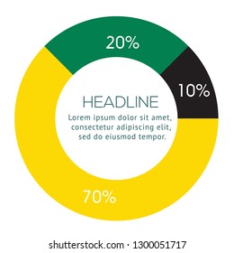info graphic circle diagram vector eps 10