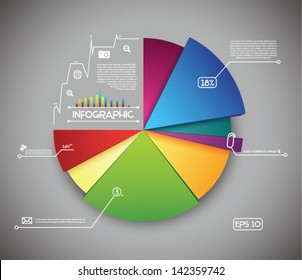 Info Graphic Colorful Diagram