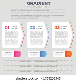 Info graphic with design elements. vector template