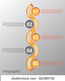 Info graphic design template. Idea to display , ranking and statistics. 