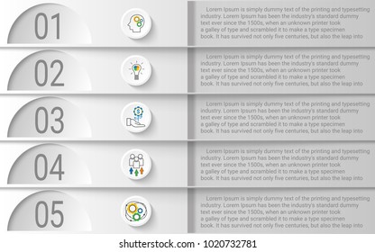 Info graphic design template illustration. Vector 10 EPS.