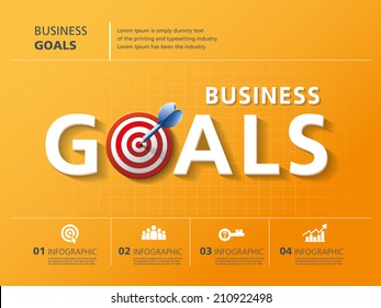 info graphic design, vector, template, goals, business,target