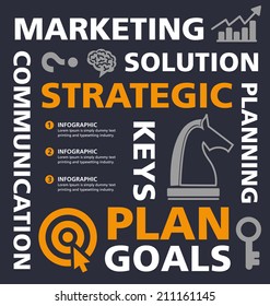 info graphic design, vector, template, strategic, business, planning