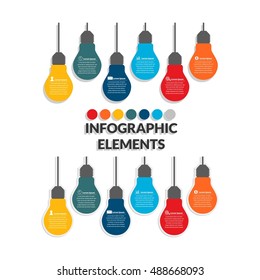 Info graphic element, business chart, Presentation element