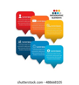 Info graphic element, business chart, Presentation element