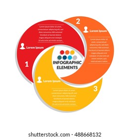 Info graphic element, business chart, Presentation element
