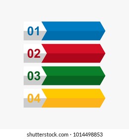 info graphic element  flat design full color