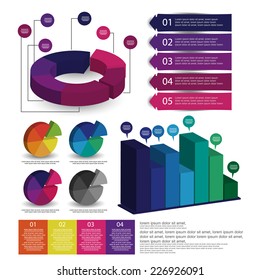 info graphic element set