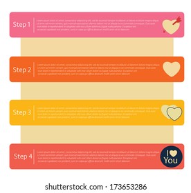 info graphic heart set 6