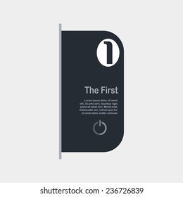 info graphic icon web sticker