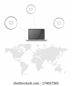info graphic illustration theme