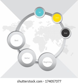 info graphic illustration theme