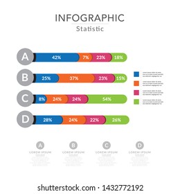 info graphic infographic statistic chart vector Template design