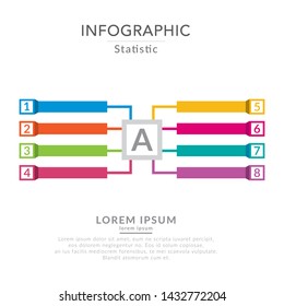 info graphic infographic statistic chart vector Template design