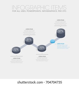 Info graphic items for all purpose