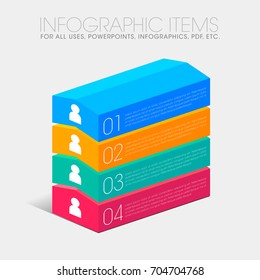 Info graphic items for all purpose