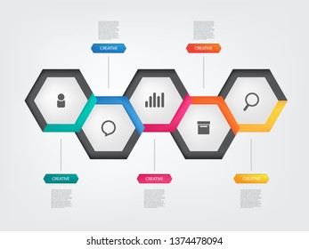 info graphic layout design template