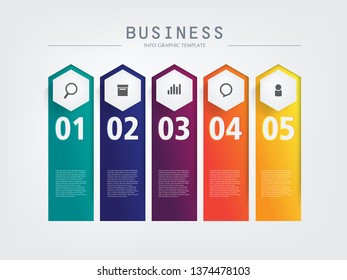 info graphic layout design template