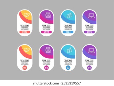 Plantilla de diseño de diseño gráfico de información