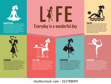 Info graphic - Life