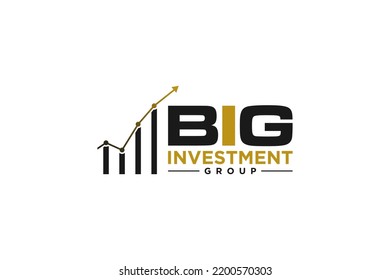 Info graphic line chart logo design data report presentation icon symbol diagram statistic