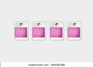 Info graphic modern business design vector illustration