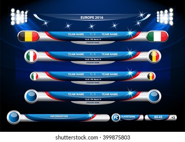 Info graphic statistics - Soccer