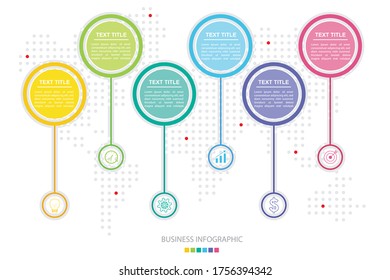 info graphic with text in circle diagram