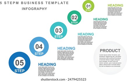 Diseño de concepto gráfico y de línea de tiempo, con iconos. Gráfico de proceso de Plantilla fácil de personalizar. El éxito escenifica múltiples opciones. Se puede utilizar para el gráfico, presentación, informe, opciones de paso, Diseño web.