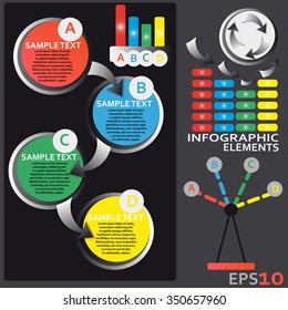info graphic vector illustration