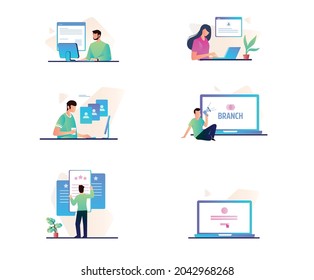 Info graphic, Vector Illustration, office vector