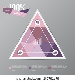 info graphic web elements with icons. Vector