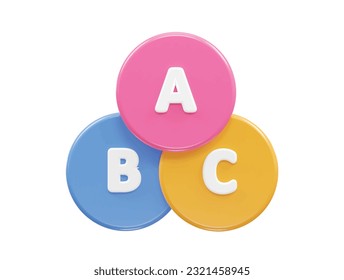 Info graphics 3d rendering vector element transparent illustration