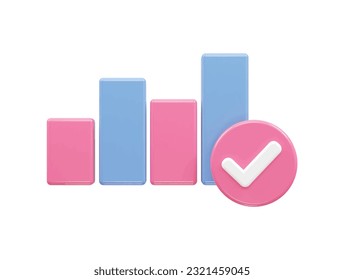 Info graphics 3d rendering vector element transparent illustration