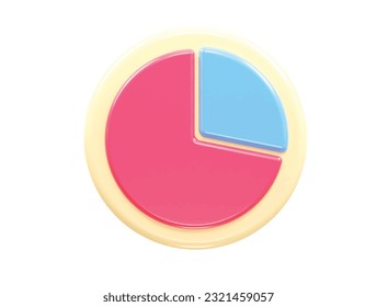 Info graphics 3d rendering vector element transparent illustration