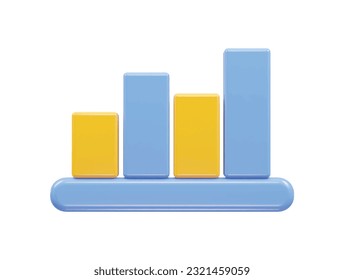 Info graphics 3d rendering vector element transparent illustration