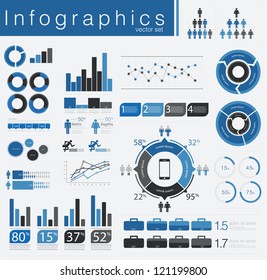 Info graphics Business Sales vector set