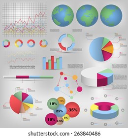 Info graphics circle style Vector illustration