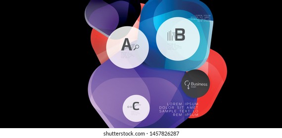 Info graphics circles background. Success icon symbol. Vector info graphic design. Creative vector element. Decoration element. Info banner frame. Futuristic concept.