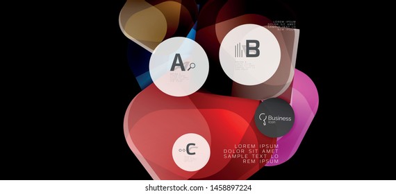 Info graphics circles background. Success icon symbol. Vector info graphic design. Creative vector element. Decoration element. Info banner frame. Futuristic concept.